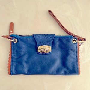 Italian Leather Wristlet